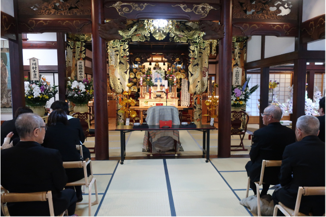 ご葬儀のようす